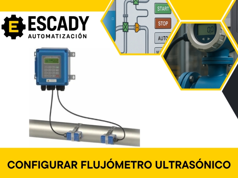 Configuración flujómetro ultrasónico